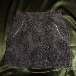 Urban outfitters purple mini skirt
